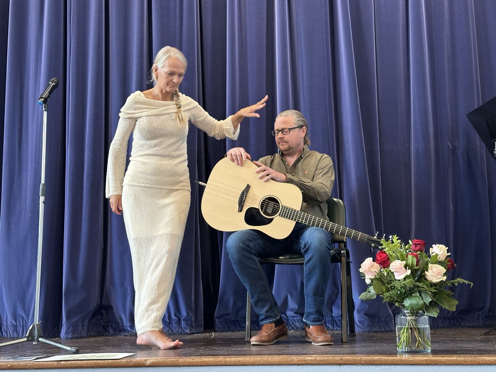 Nicola Light and AQ Heart Gathering Glastonbury